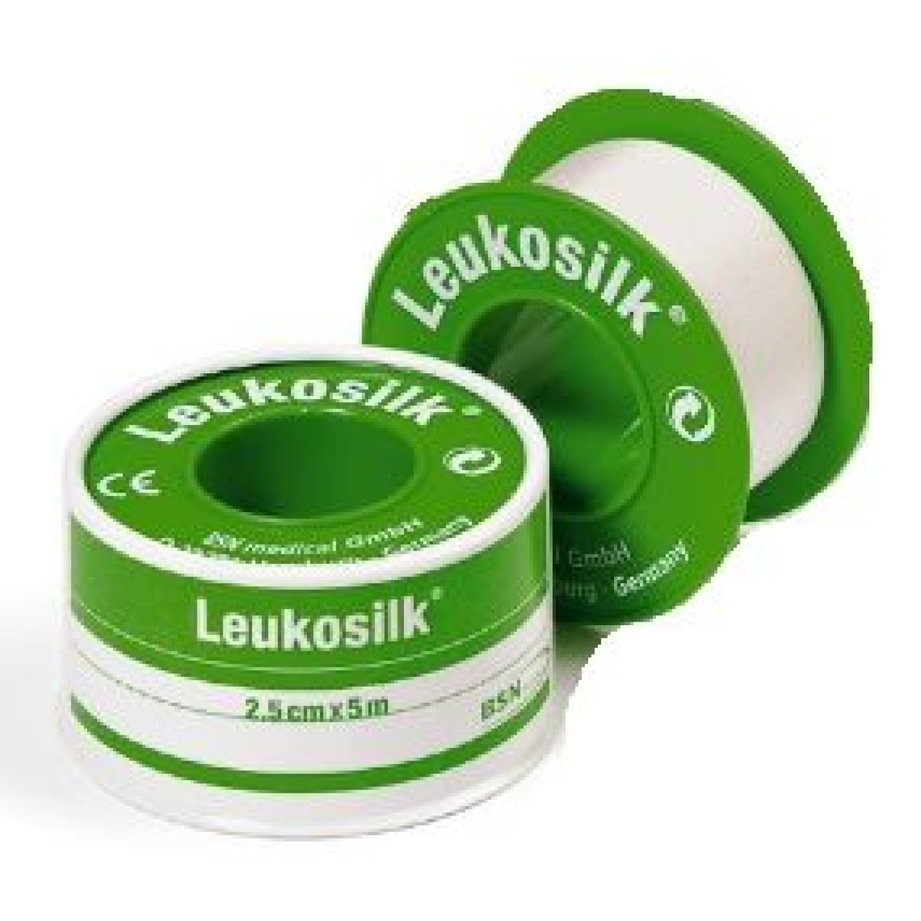 LEUKOSILK 2,5 cmx5 m 12 Stück - Rollenpflaster - Pflaster - Wundversorgung  - Praxisbedarf - Viktoria Apotheke